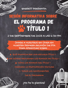 Title 1 Spanish Flyer 2025
