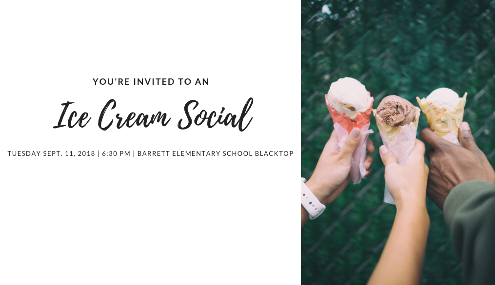 Ice Cream Social Invite graphic