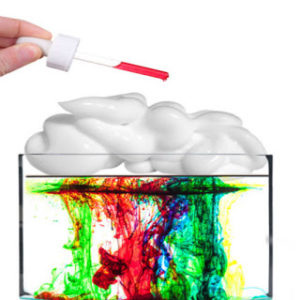 rainbow rain science experiment for kids preschool tutorial