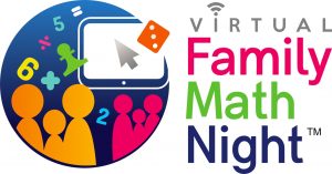 Virtual family math night logo