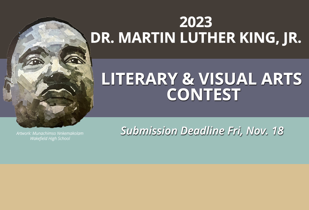 Поделитесь своими творениями для конкурса искусств MLK 2023!