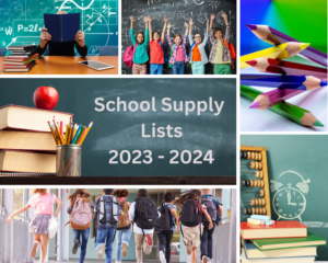 School Supply Lists 2023 - 2024