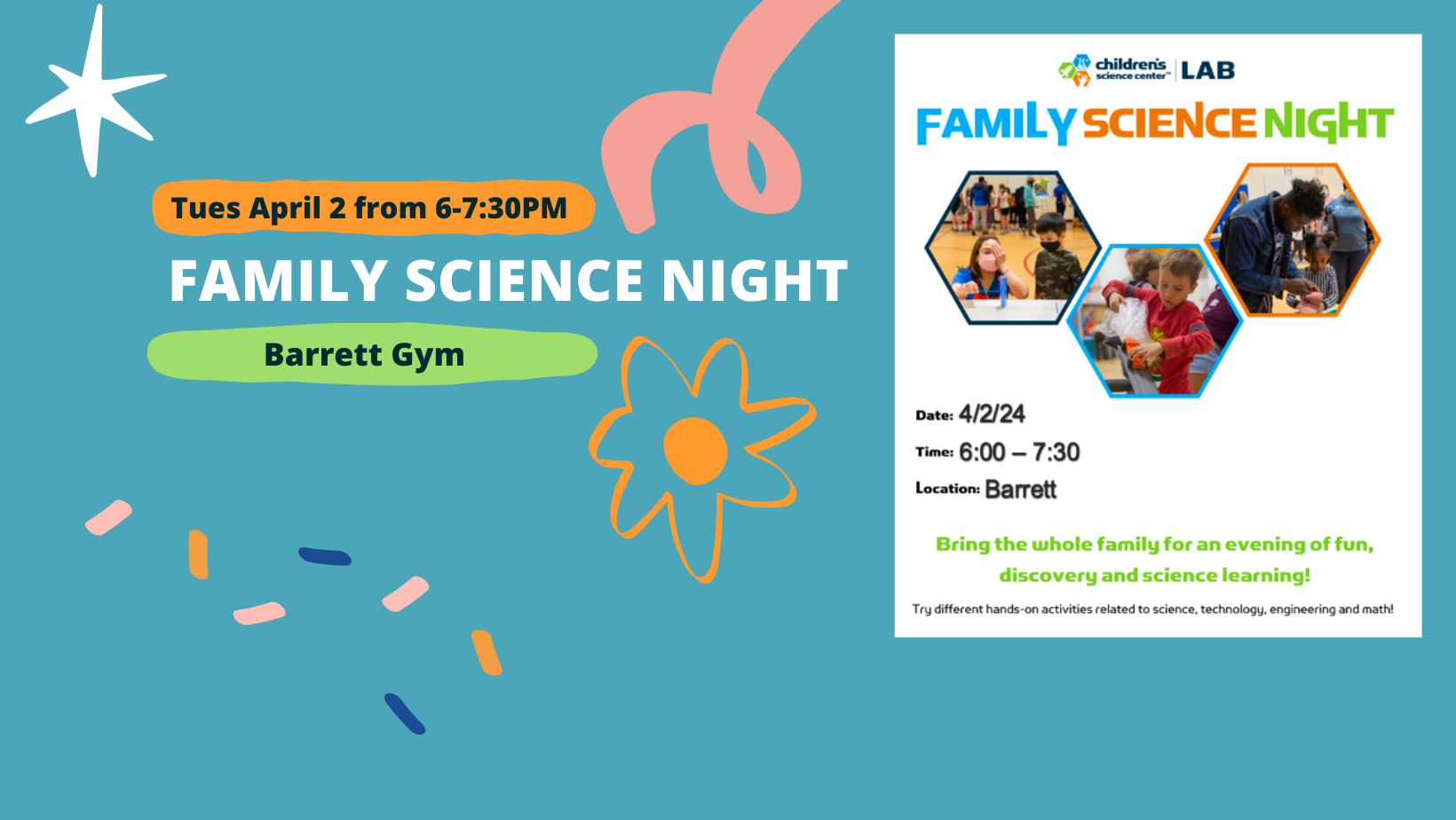 FAMILY SCIENCE NIGHT BANNER