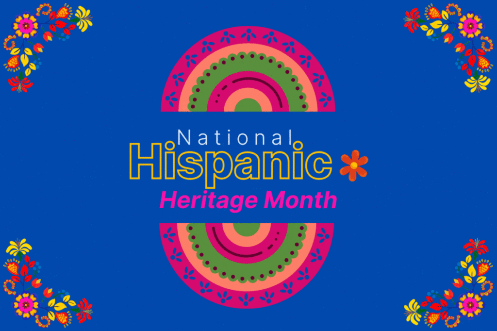 Banner celebrating National Hispanic Heritage Month